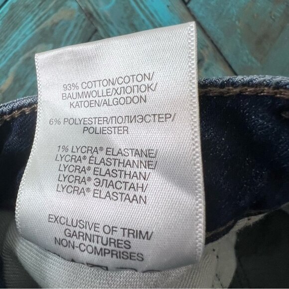 SILVER Jeans Aiko Slim Boot Mid Dark Wash Size  25 - Picture 9 of 10